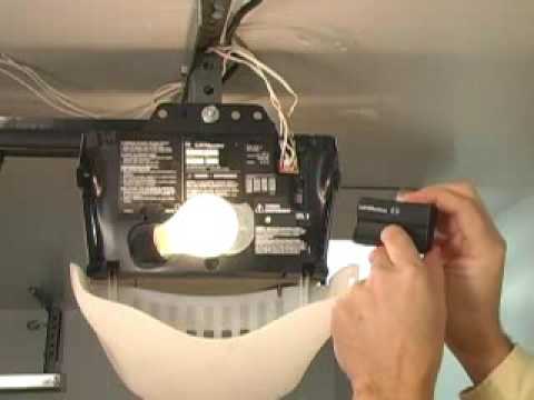 How To Program Garage Door Opener - How To Reprogram Garage Door Opener 3